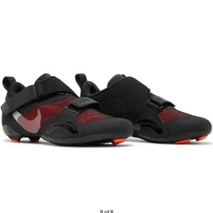 Nike Wmns SuperRep Cycle 'Black Hyper Crimson'  Sz 6.5 Womens  NWT